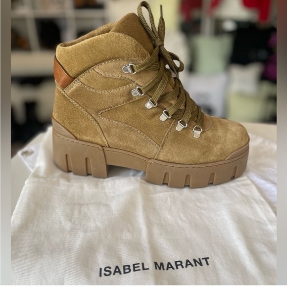 Isabel Marant Mealie Suede Hiker Boot - Picture 7 of 16